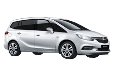 Car Hire Garston - Vauxhall Zafira 5 + 2 - Minibus hire Garston